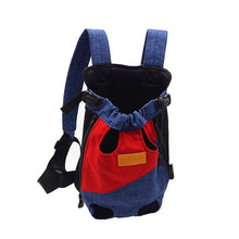 Load image into Gallery viewer, Denim Breathable Pet Carrier Bag for Small Dogs Cats Travel Puppy Dog Cat Backpack Yorkshire Shih Tzu mascotas Carrying Supplies
