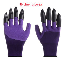 Load image into Gallery viewer, Digging gloves, gardening, dipping, labor protection, paws, garden planting, vegetable, flower, weeding protection

