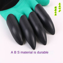Load image into Gallery viewer, Digging gloves, gardening, dipping, labor protection, paws, garden planting, vegetable, flower, weeding protection
