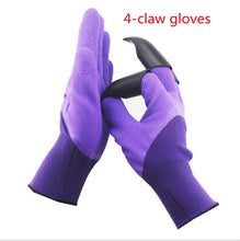 Load image into Gallery viewer, Digging gloves, gardening, dipping, labor protection, paws, garden planting, vegetable, flower, weeding protection
