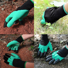 Load image into Gallery viewer, Digging gloves, gardening, dipping, labor protection, paws, garden planting, vegetable, flower, weeding protection
