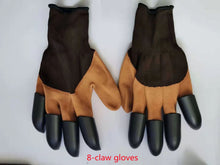 Load image into Gallery viewer, Digging gloves, gardening, dipping, labor protection, paws, garden planting, vegetable, flower, weeding protection
