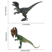 Load image into Gallery viewer, Dilophosaurus Dinosaurs Figure Dilophosaurus Simulation PVC Action Model Toys Raptor Dinosaurs Ornaments for Kids
