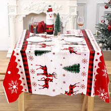Load image into Gallery viewer, Disposable Merry Christmas PVC Tablecloth Christmas Decor for Home 2023 Xmas Navidad Noel Gifts New Year's Eve Decorations 2024
