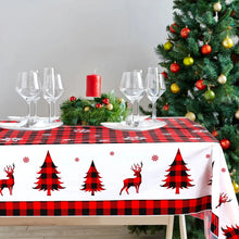 Load image into Gallery viewer, Disposable Merry Christmas PVC Tablecloth Christmas Decor for Home 2023 Xmas Navidad Noel Gifts New Year's Eve Decorations 2024
