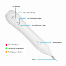 Load image into Gallery viewer, Dot Mole Pen USB Rechargeable Plasma Pen Mole Removal Dark Spot Remove Skin Care Point Pen SkinTag Tattoo Removal Tool Beauty
