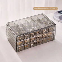Load image into Gallery viewer, Drawer Style Transparent Jewelry Box Large Capacity Ring Earring Necklace Acrylic Jewelry Sorting Box Jewelry Box Organizer
