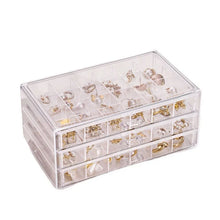 Load image into Gallery viewer, Drawer Style Transparent Jewelry Box Large Capacity Ring Earring Necklace Acrylic Jewelry Sorting Box Jewelry Box Organizer
