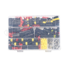 Load image into Gallery viewer, Dropship 352pcs HID Waterproof Connectors 1/2/3/4 Pin 26sets Car Electrical Electri Wire Connector Plug Truck Harness 300V 12A
