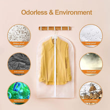 Load image into Gallery viewer, 2pcs/set Dust-proof Garment Protector Cover Bag,Fully Enclosed Clothes Cover with Zipper,Clothes Bags Hanging,Durable Clothes Storage Bag
