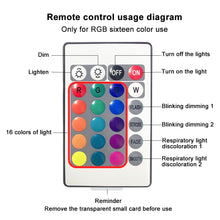 Load image into Gallery viewer, Dynamische Roterende Waterrimpel Projector Nachtlampje 3/16 Kleuren Vlam Kristallen Lamp Voor Woonkamer Studeerkamer Slaapkamer Roterend Licht

