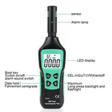 Load image into Gallery viewer, EMF Meter Detector with 3 Chips for 360° Measurement Radiation Detector Electric &amp; Magnetic Field Detection &amp; Ghost Hunting
