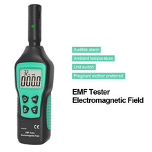 Load image into Gallery viewer, EMF Meter Detector with 3 Chips for 360° Measurement Radiation Detector Electric &amp; Magnetic Field Detection &amp; Ghost Hunting
