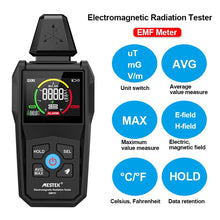 Load image into Gallery viewer, EMF Meter Digital Color Screen Household Electromagnetic Field EMF Detector Handheld Electromagnetic Field Radiation Tester
