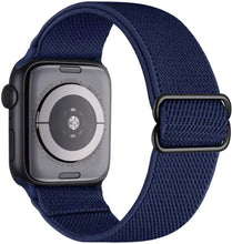 Load image into Gallery viewer, Elastic Nylon Solo Loop Strap For Apple Watch Band 44mm 40mm 38mm 42mm Adjustable Bracelet iWatch Series 3 4 5 6 Se Wristbands
