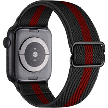 Load image into Gallery viewer, Elastic Nylon Solo Loop Strap For Apple Watch Band 44mm 40mm 38mm 42mm Adjustable Bracelet iWatch Series 3 4 5 6 Se Wristbands
