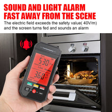 Load image into Gallery viewer, Electric Field Tester EMF Meter Magnetics Field Radio Test Sound Light Alarm Electromagnetic Radiation Detector
