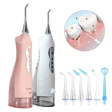 Load image into Gallery viewer, Electric Oral Irrigator Dental Water Flosser 3 Mode USB Rechargeable Family Travel Use Waterproof Water Jet Floss Teeth Cleaner 0ral irrigator
