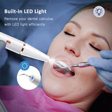 Load image into Gallery viewer, Electric Sonic Dental Calculus Scaler Oral Teeth Tartar Remover Plaque Stains Cleaner Removal Teeth Whitening Portable with LED 0ral irrigator
