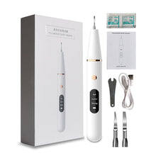 Load image into Gallery viewer, Electric Sonic Dental Calculus Scaler Oral Teeth Tartar Remover Plaque Stains Cleaner Removal Teeth Whitening Portable with LED 0ral irrigator
