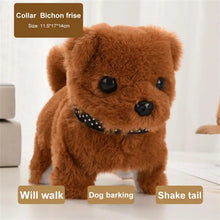 Load image into Gallery viewer, Electronic Pet Dog Toy Walking Interactive Dog Plush Doll Toys Vibrating Automatic Moving Electric Puppy Gift For Baby Kids
