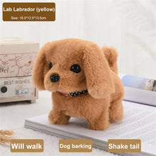 Load image into Gallery viewer, Electronic Pet Dog Toy Walking Interactive Dog Plush Doll Toys Vibrating Automatic Moving Electric Puppy Gift For Baby Kids
