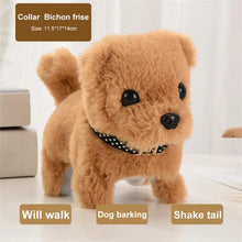 Load image into Gallery viewer, Electronic Pet Dog Toy Walking Interactive Dog Plush Doll Toys Vibrating Automatic Moving Electric Puppy Gift For Baby Kids

