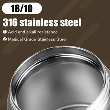 Load image into Gallery viewer, Food Thermos,  Portable Thermos Boxes, Insulated Lunch Box, 500ML, 316 Stainless Steel , BPA Free，With Spoon
