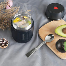 Load image into Gallery viewer, Food Thermos,  Portable Thermos Boxes, Insulated Lunch Box, 500ML, 316 Stainless Steel , BPA Free，With Spoon
