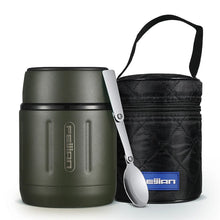 Load image into Gallery viewer, Food Thermos,  Portable Thermos Boxes, Insulated Lunch Box, 500ML, 316 Stainless Steel , BPA Free，With Spoon
