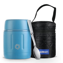 Load image into Gallery viewer, Food Thermos,  Portable Thermos Boxes, Insulated Lunch Box, 500ML, 316 Stainless Steel , BPA Free，With Spoon
