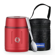 Load image into Gallery viewer, Food Thermos,  Portable Thermos Boxes, Insulated Lunch Box, 500ML, 316 Stainless Steel , BPA Free，With Spoon
