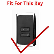 Load image into Gallery viewer, Genuine Leather 4Button Smart Key Case Cover For Renault Kadjar Car Styling (B) L2000
