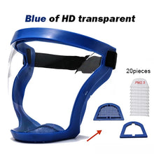 Load image into Gallery viewer, Faceshield Eyeshield Dust Cover Transparent Moto Cycling Windproof Mask Full Face Dustproof Anti-wind Welding Safety Glasses
