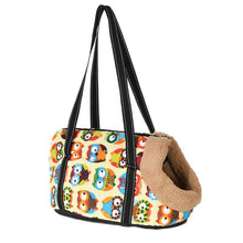 Load image into Gallery viewer, Fashion Pet Carrier For Small Dogs Cats Warm Fleece Puppy Dog Bags Backpack Outdoor Travel Pet Sling Bag Chihuahua Pet Supplies
