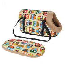 Load image into Gallery viewer, Fashion Pet Carrier For Small Dogs Cats Warm Fleece Puppy Dog Bags Backpack Outdoor Travel Pet Sling Bag Chihuahua Pet Supplies
