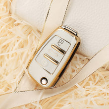 Load image into Gallery viewer, Fashion TPU Car Key Case Remote Full Cover Shell For Q3 A3 chery A1 Q2L/R8Q7 A6/A6L Land Cruiser Prado Keychain Accessories
