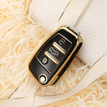 Load image into Gallery viewer, Fashion TPU Car Key Case Remote Full Cover Shell For Q3 A3 chery A1 Q2L/R8Q7 A6/A6L Land Cruiser Prado Keychain Accessories
