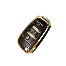 Load image into Gallery viewer, Fashion TPU Car Key Case Remote Full Cover Shell For Q3 A3 chery A1 Q2L/R8Q7 A6/A6L Land Cruiser Prado Keychain Accessories
