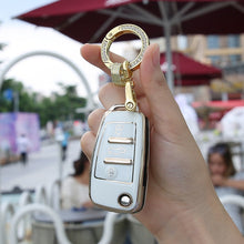 Load image into Gallery viewer, Fashion TPU Car Key Case Remote Full Cover Shell For Q3 A3 chery A1 Q2L/R8Q7 A6/A6L Land Cruiser Prado Keychain Accessories
