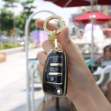 Load image into Gallery viewer, Fashion TPU Car Key Case Remote Full Cover Shell For Q3 A3 chery A1 Q2L/R8Q7 A6/A6L Land Cruiser Prado Keychain Accessories
