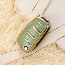 Load image into Gallery viewer, Fashion TPU Car Key Case Remote Full Cover Shell For Q3 A3 chery A1 Q2L/R8Q7 A6/A6L Land Cruiser Prado Keychain Accessories
