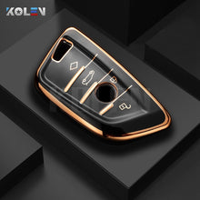Load image into Gallery viewer, Fashion TPU Car Remote Key Case Cover Shell Fob For BMW X1 X3 X5 X6 X7 1 3 5 6 7 Series G20 G30 G11 F15 F16 G01 G02 F48 Keyless
