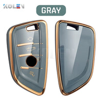 Load image into Gallery viewer, Fashion TPU Car Remote Key Case Cover Shell Fob For BMW X1 X3 X5 X6 X7 1 3 5 6 7 Series G20 G30 G11 F15 F16 G01 G02 F48 Keyless
