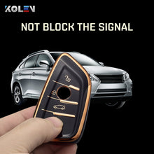 Load image into Gallery viewer, Fashion TPU Car Remote Key Case Cover Shell Fob For BMW X1 X3 X5 X6 X7 1 3 5 6 7 Series G20 G30 G11 F15 F16 G01 G02 F48 Keyless
