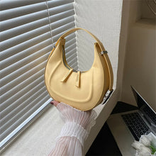 Load image into Gallery viewer, Women PU Leather Handbag Design Bag Female New Tide Simple Personality Underarm Crescent Bag Ladies Shoulder Bag Bolsos
