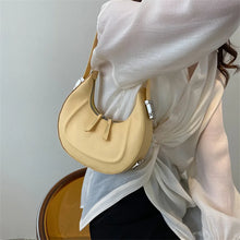 Load image into Gallery viewer, Women PU Leather Handbag Design Bag Female New Tide Simple Personality Underarm Crescent Bag Ladies Shoulder Bag Bolsos

