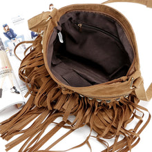 Load image into Gallery viewer, Faux Suede Fringe Tassel Women Shoulder Bag Messenger Bag Vintage Style Girl Crossbody Bag Mujer Bolso Flecos
