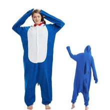 Load image into Gallery viewer, Pajamas Cartoon One-Piece Pijama Women Men Suit Onesies For Adults Fleece Couple Raccoon

