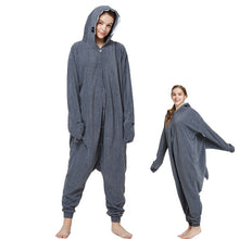 Load image into Gallery viewer, Pajamas Cartoon One-Piece Pijama Women Men Suit Onesies For Adults Fleece Couple Raccoon
